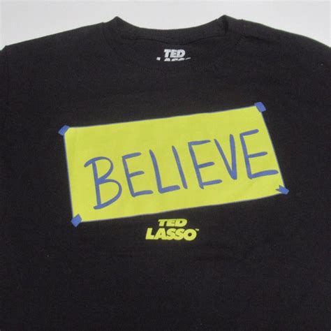 Generic New NWT Ted Lasso T Shirt Believe TV Show Soccer Team Small