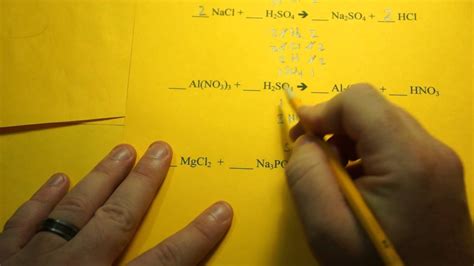 Balancing Chemical Equations Double Replacement Reactions Youtube