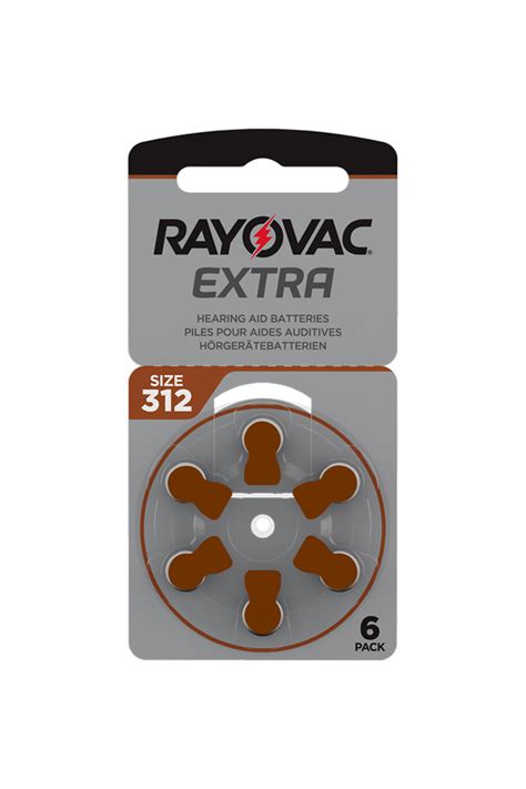 X Hearing Aid Batteries Rayovac Extra Advanced Pr Size