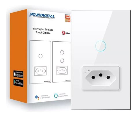 Interruptor Tomada Inteligente Touch O Zigbee By Tuya Cftv