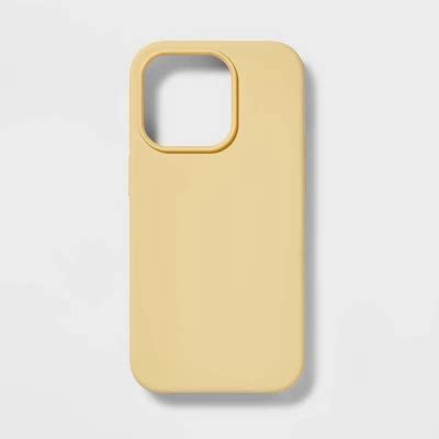 Apple Iphone 14 Pro Silicone Case - Heyday™ Mist Yellow : Target