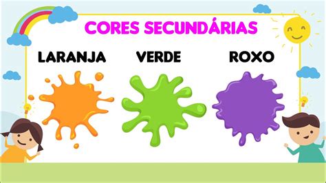 Desenhos Com Cores Secundarias - Desenhos Com Cores Secundarias - REVOEDUCA