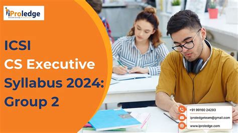 ICSI CS Executive Syllabus 2024 Check Updated Syllabus Exam Pattern