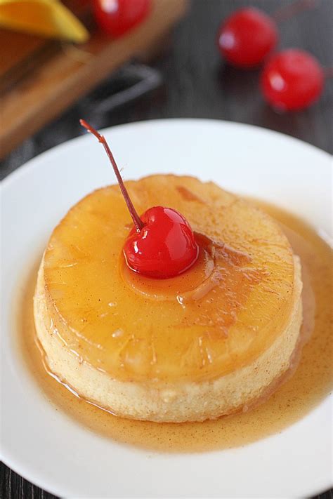 Pineapple Coconut Upside Down Cheesecake Flan Mind Over Batter