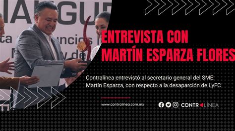 Entrevista con el secretario general del SME Martín Esparza Flores