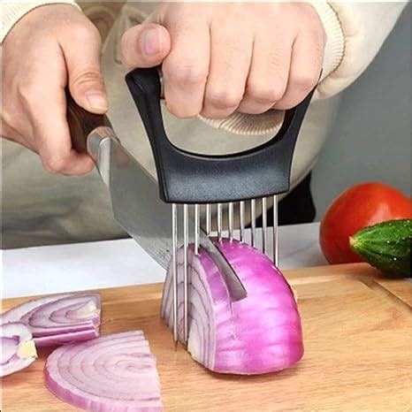 Amazon Onion Slicer Food Slice Assistant Stainless Steel Onion