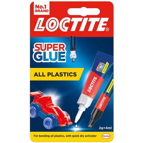 Loctite 2631378 All Plastics Super Glue 2g 4ml Rapid Online