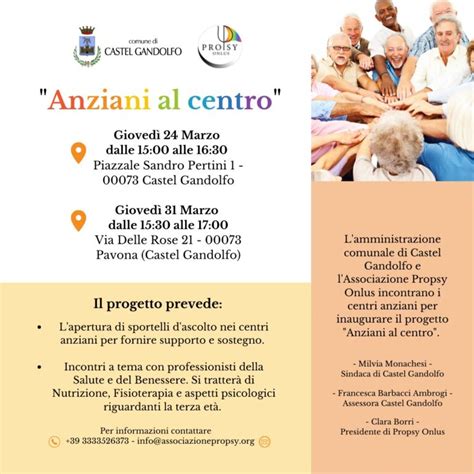 Anziani Al Centro Associazione Propsy Aps