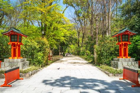 Shimogamo Shrine In Shimogamo District Of Kyoto Kansai Japan Stock