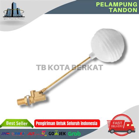 Jual Pelampung Tandon Pelampung Bola Kuningan Merk Unnu Setengah