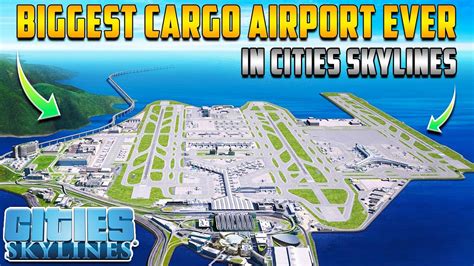 I Made Biggest Cargo Airport In Cities Skylines Cities Skylines Hindi