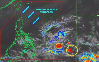 Lpa To Enter Par Sunday Likely To Become Tropical Depression