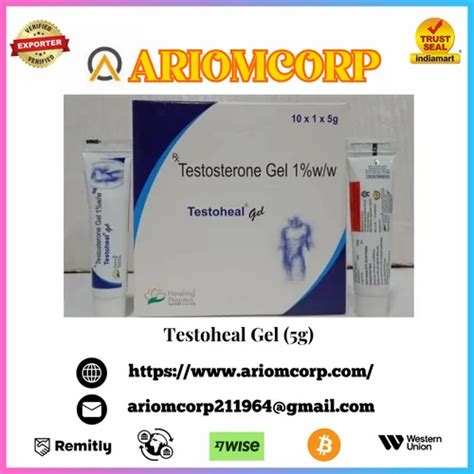 Testosterone Testoheal Gel X X G Packaging Type Tube At Rs