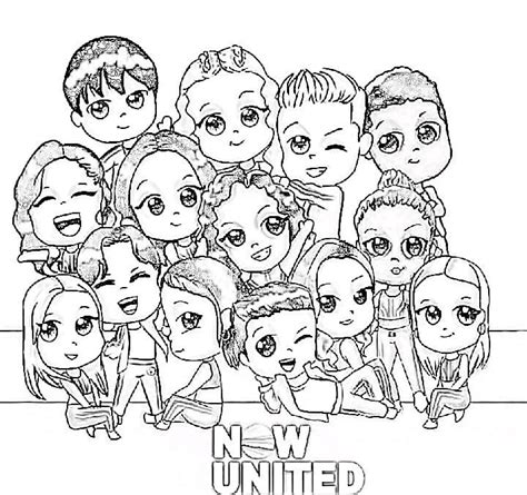 Desenhos De Now United Para Colorir Pintar E Imprimir Colorironline