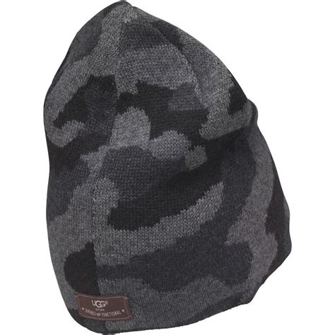 Buy Ugg Mens Camo Beanie Black Camo