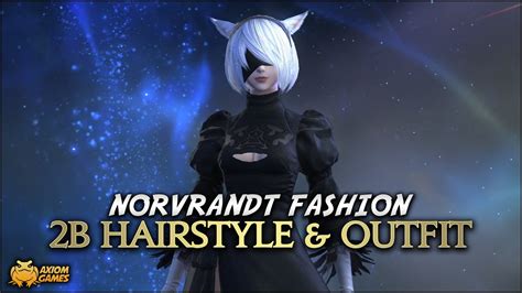 Ffxiv Shadowbringers 2b Hairstyle And Outfit Youtube