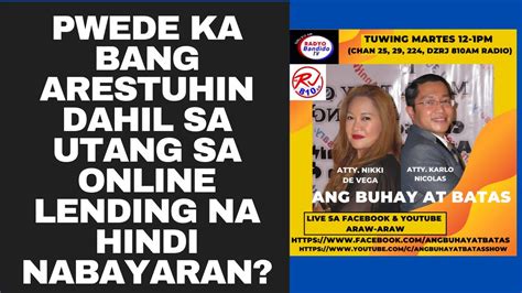 Pwede Ka Bang Arestuhin Dahil Sa Utang Sa Online Lending Na Hindi