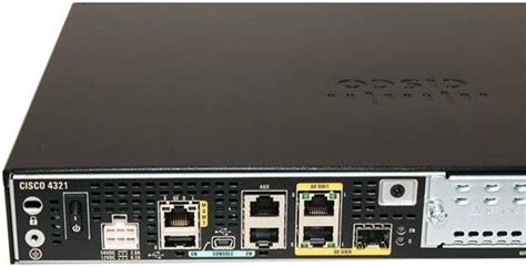 Cisco Isr 4321 1ru Router 50mbps Performance 2x Wanlan Sfp Ports