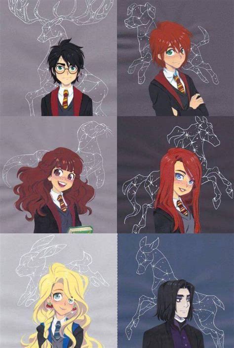 Harry Potter France On Twitter Harry Ron Hermione Ginny Luna Et