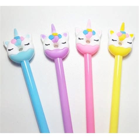 Caneta Unicornio Donuts Mm Shopee Brasil