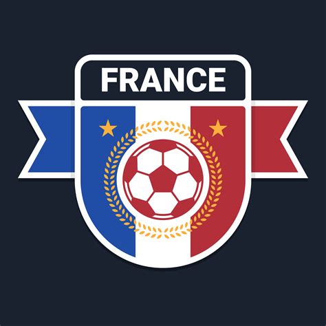 French Soccer Or Football Badge Logo Design 208870 Vector Art at Vecteezy