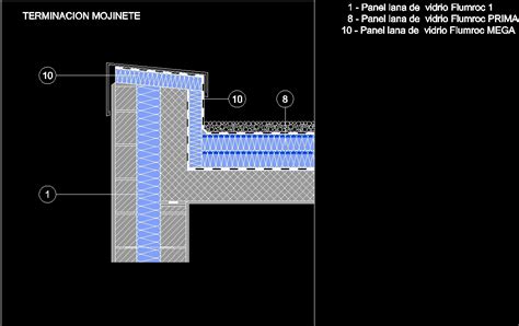 Thermal Insulations Under Heavy Roof Dwg Detail For Autocad • Designscad