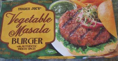 Speak Vegan To Me Vegetable Masala Burger At Trader Joe S