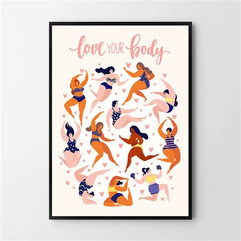 Plakat Hog Studio Body Positive X Cm Hog Studio Sklep Empik