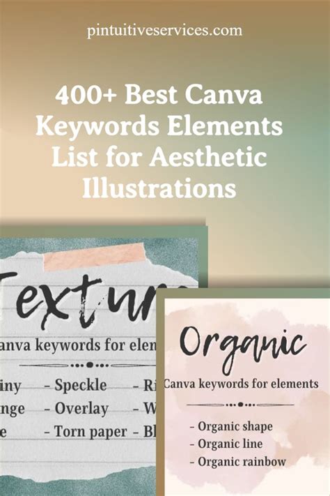 Best Canva Elements Keywords For Aesthetic Illustrations