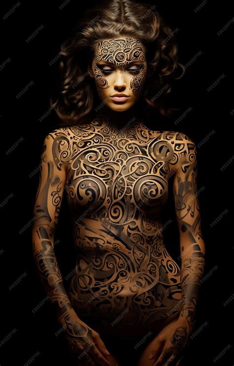 Nude Full Body Tattoo