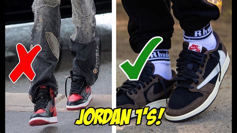 How To Style Jordan 1s The Right Way Youtube