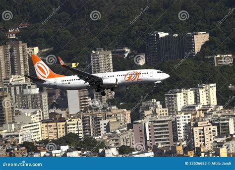 GOL Airlines, Rio De Janeiro, Brazil Editorial Stock Photo - Image of cloudy, brasil: 23536683