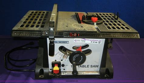 Central Machinery 10 Table Saw In Manhattan Ks Item D9748 Sold Purple Wave