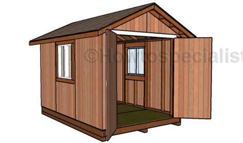 8x12 Garden Shed Plans Howtospecialist How To Build Step By Step Diy Plans