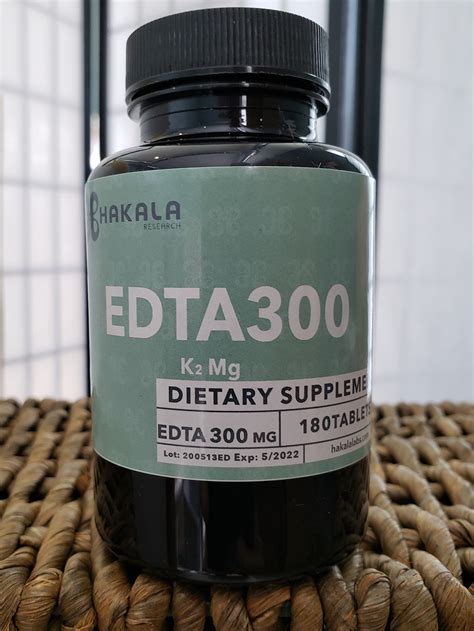 Edta 300 Mg 180 Tablets Edta 300 Mg 180 Tablets