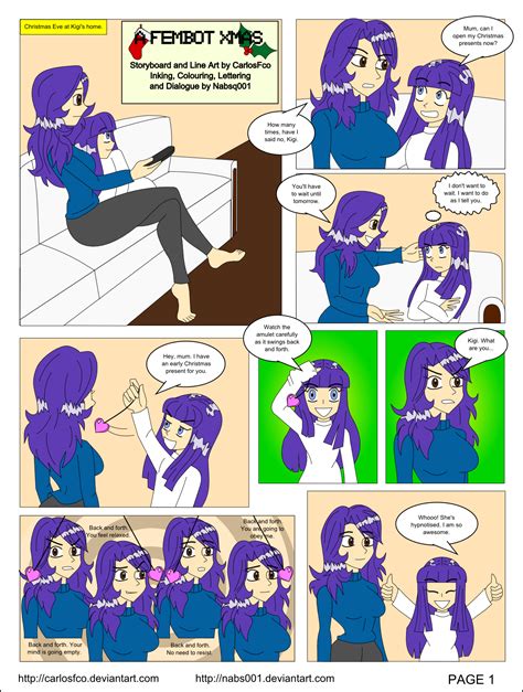 A Fembot Xmas Page 2 By Nabs001 On Deviantart