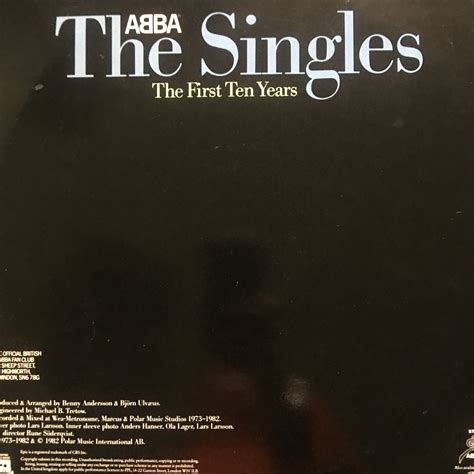 Abba The Singles The First 10 Years Vinyl Etsy