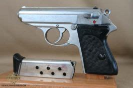 SOLD Factory Chrome Walther PPK Rare Legacy Collectibles