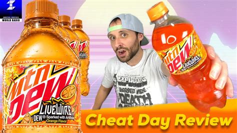 Mountain Dew Livewire Review Orange Flavor Mtn Dew YouTube