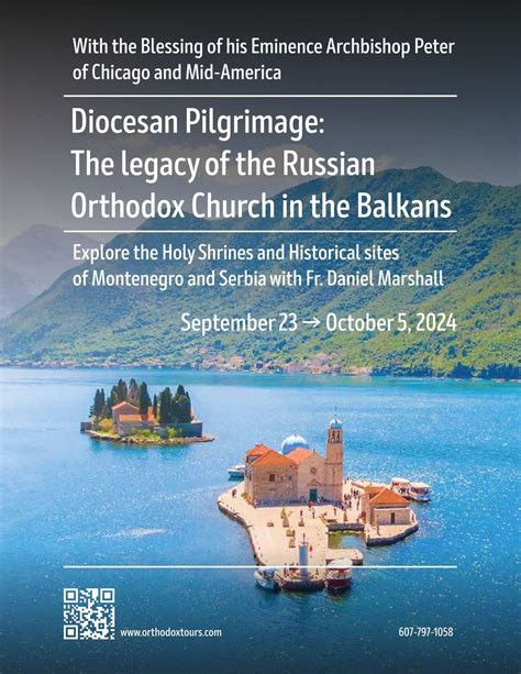 Announcement Pilgrimage To The Lands Holy Sites Of The Balkan