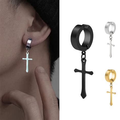 Boucles D Oreilles En Titane Pour Hommes Et Femmes En Acier Inoxydable