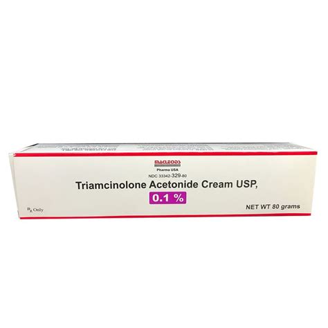 Rx Triamcinolone Cream, 80 gm Tube - Jeffers