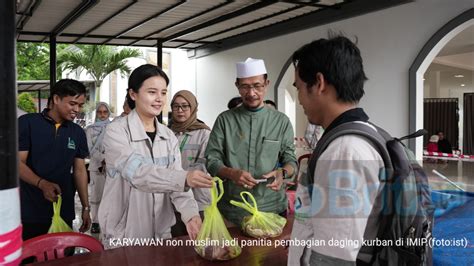 TKA Di Kawasan PT IMIP Senang Jadi Panitia Kurban Brita Id