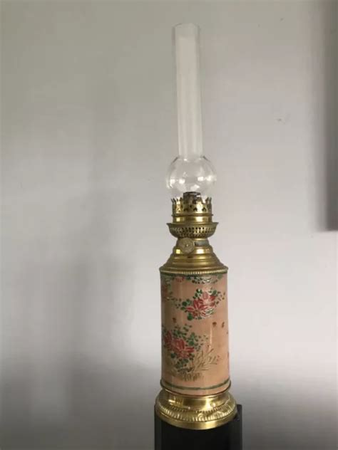 Vase Rouleau Chinois Ancien Sign Lampe P Trole C Ramique Chinoise