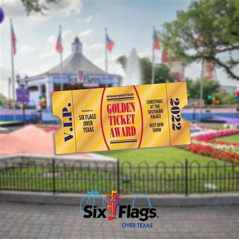 Six Flags Over Texas Honored With Golden Ticket Award