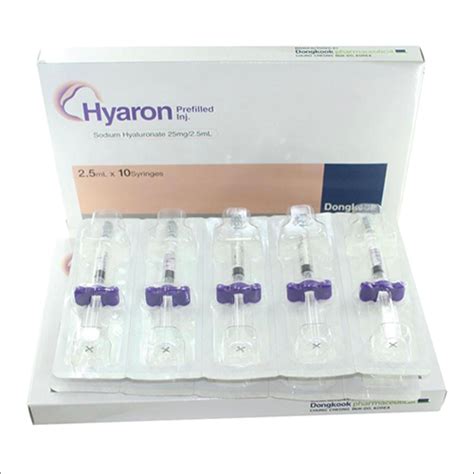 Hyaron Sodium Hyaluronate Injection At Best Price In London Dermalax