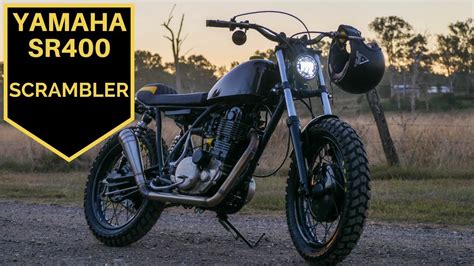 Yamaha SR400 How To Build A Scrambler YouTube