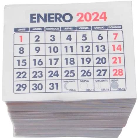 Mini Taco Calendario 2024 Pack 600 Unid En Venta En Purranque Los