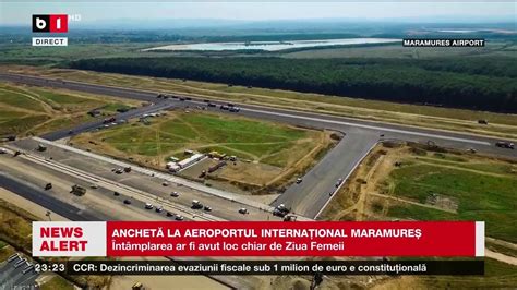 Anchet La Aeroportul Interna Ional Maramure Un Angajat E Acuzat C