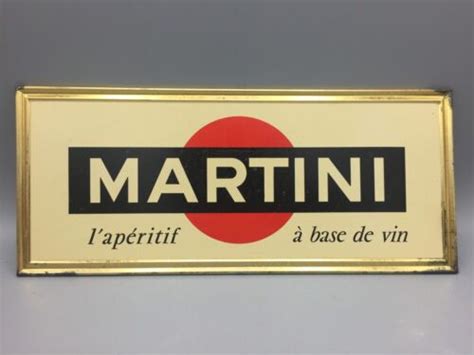 Ancienne plaque publicitaire MARTINI tôle eBay